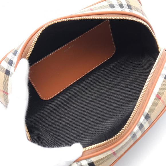 BURBERRY Brown Leather Pouch - Picture 4 of 5